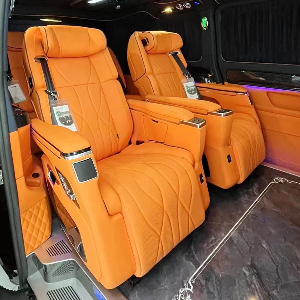 Interior Modified Electric Vip Luxury Car Seats with Massage Ventilated for Hiace Van Alphard